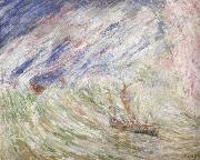 James Ensor Christ Calming the Storm oil on canvas